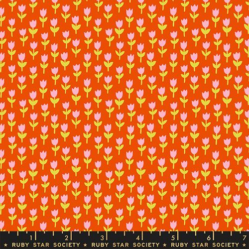 PRE-ORDER 1-800 Calico // Tulips - Warm Red // Alexia Abegg