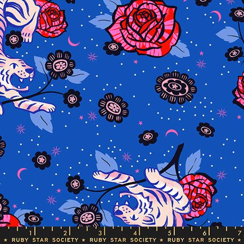 PRE-ORDER Ink Shop // Tiger Rose - Blue Ribbon // Sarah Watts