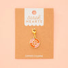 Round Quilt Star Zipper Charm // Sarah Hearts