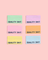 Quality Shit Woven Labels (Pastel) // Kylie + the Machine