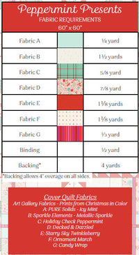 Peppermint Presents Pattern // Stitch is a Stitch Quilt Co.