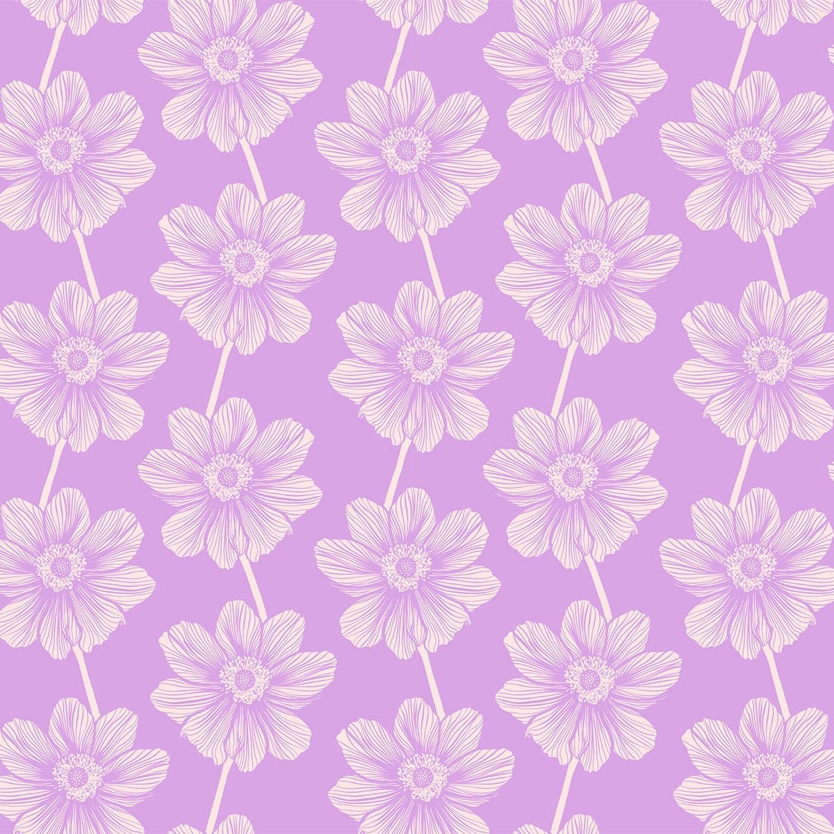 PRE-ORDER Indelible // Anenome - Lilac // Anna Maria Textiles