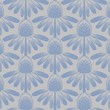 PRE-ORDER Indelible // Coneflower - Sky // Anna Maria Textiles