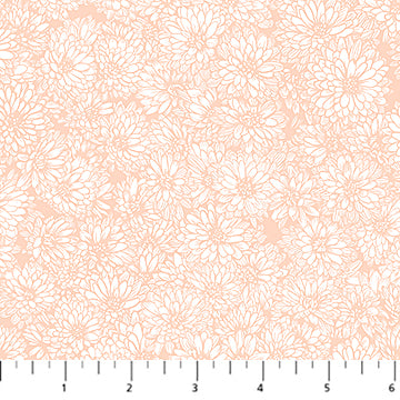 Indelible - Soft  // Mums - Creamsicle // Anna Maria Textiles
