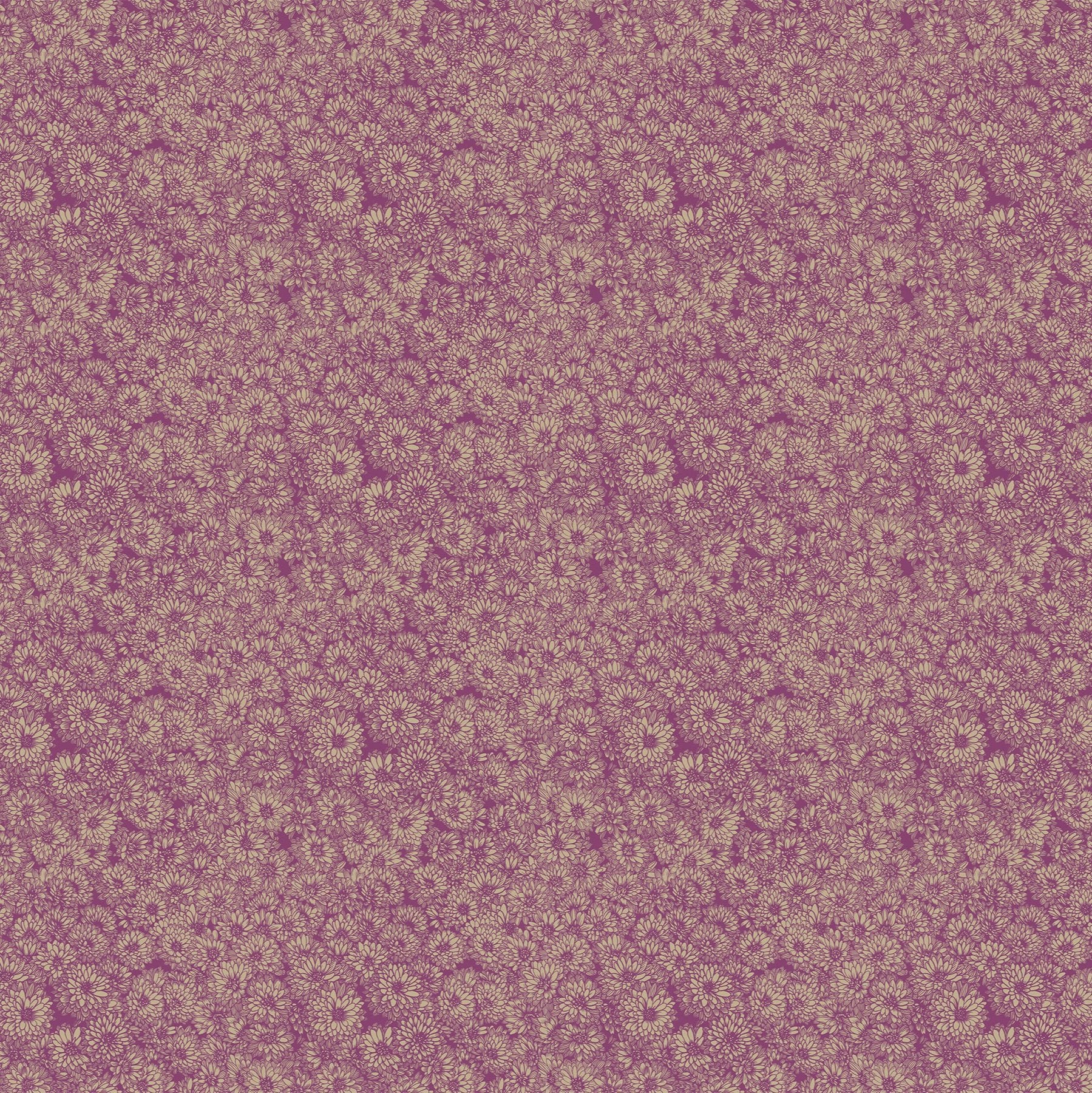 PRE-ORDER Indelible // Mums - Mauve // Anna Maria Textiles