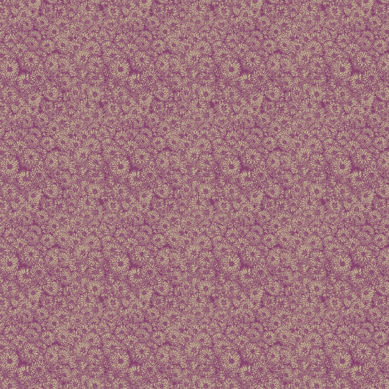 PRE-ORDER Indelible // Mums - Mauve // Anna Maria Textiles