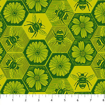 Indelible Ink // Busy - Citrus // Anna Maria Textiles
