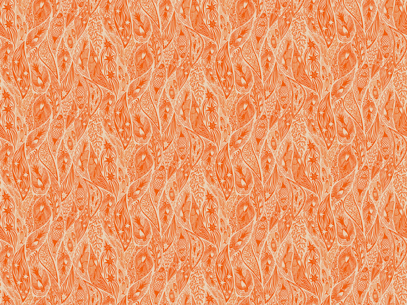 PRE-ORDER Shooting Star // Current - Tangerine // Anna Maria Textiles