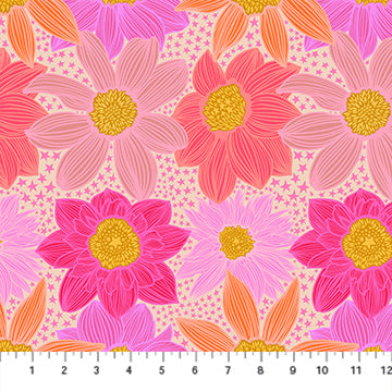Jumpstart // Stars & Stripes - Pink // Anna Maria Textiles