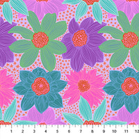 Jumpstart // Stars & Stripes - Lavender // Anna Maria Textiles