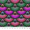 Perennial Borders // Echinacea Rhythm - Forest  // Anna Maria Textiles