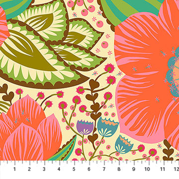 PRE-ORDER Overdressed // Honorable Mention - Coral // Anna Maria Textiles