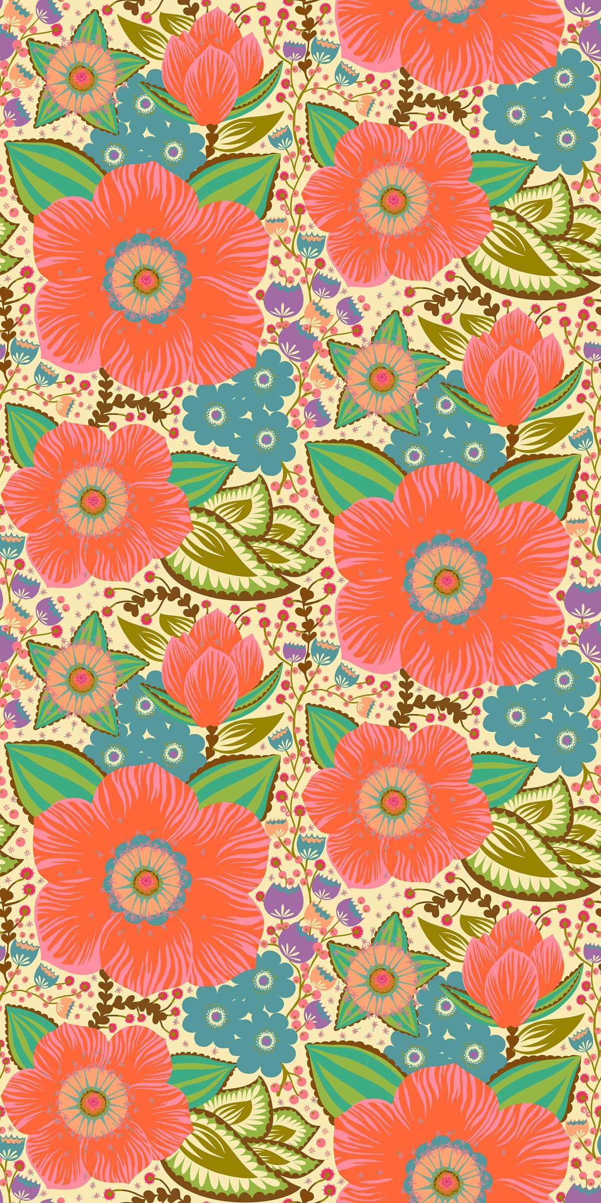 PRE-ORDER Overdressed // Honorable Mention - Coral // Anna Maria Textiles