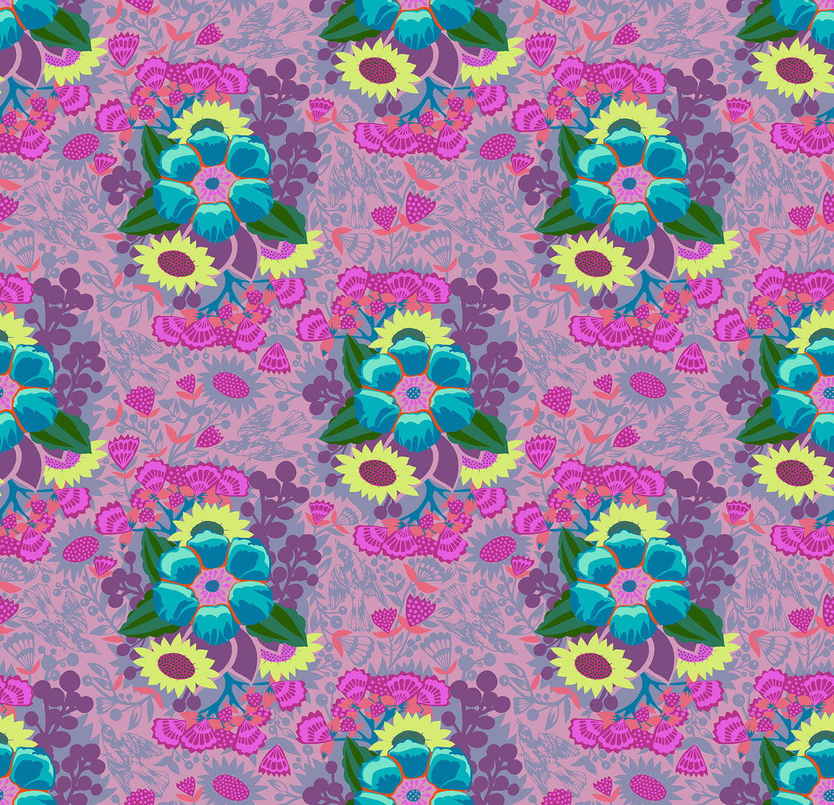 PRE-ORDER Overdressed // Centerpiece - Grape // Anna Maria Textiles