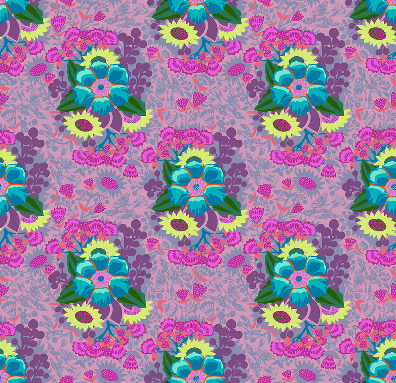 PRE-ORDER Overdressed // Centerpiece - Grape // Anna Maria Textiles