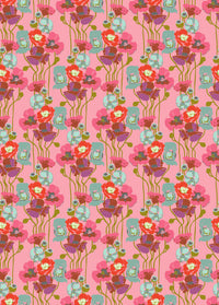 PRE-ORDER Overdressed // Pouring Poppies - Haze // Anna Maria Textiles