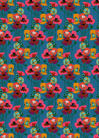 PRE-ORDER Overdressed // Pouring Poppies - Paint // Anna Maria Textiles