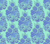PRE-ORDER Overdressed // Totem - Blue // Anna Maria Textiles