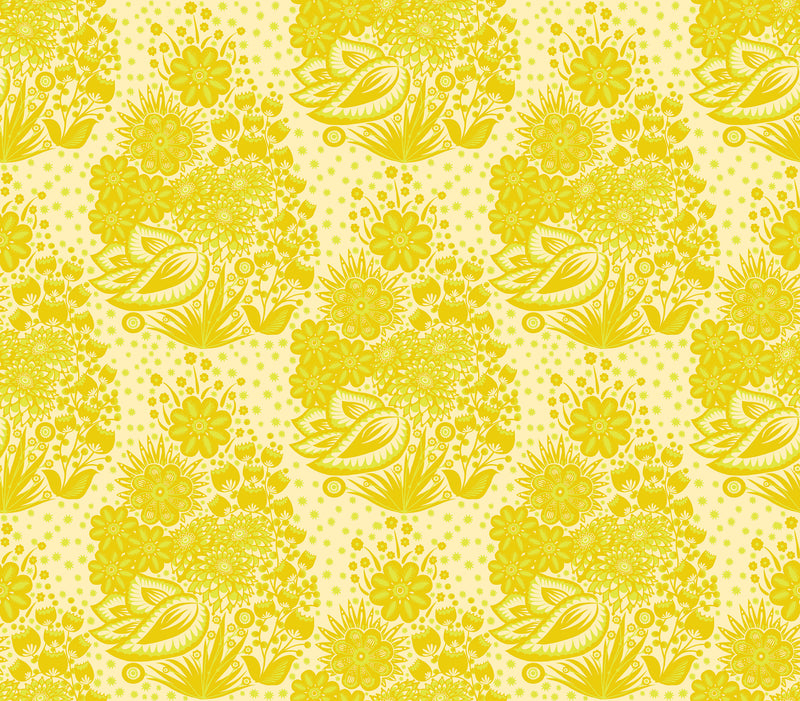 PRE-ORDER Overdressed // Totem - Yellow // Anna Maria Textiles
