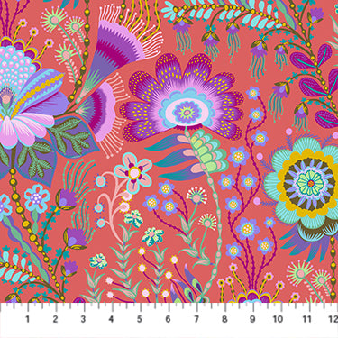 PRE-ORDER Sunseekers // Seeking - Coral // Anna Maria Textiles