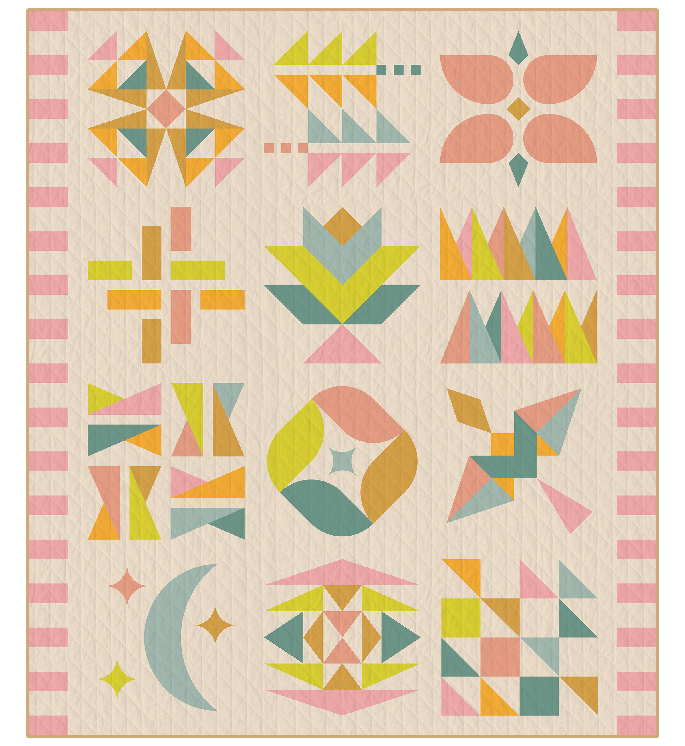Hand + Soul 2026 Block of the Month Celestial Desert Kit