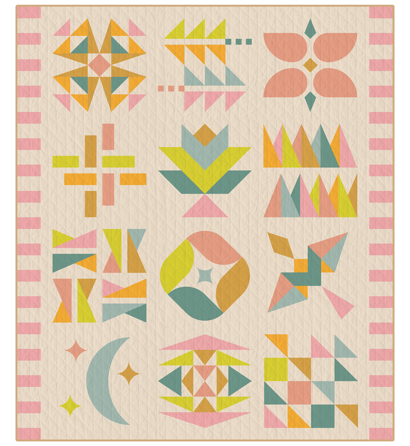 Hand + Soul 2026 Block of the Month Celestial Desert Kit
