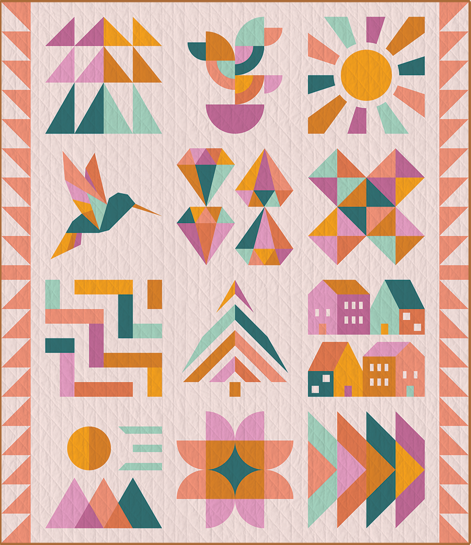 2027 Hand + Soul Block of the Month Desert Sunrise Kit