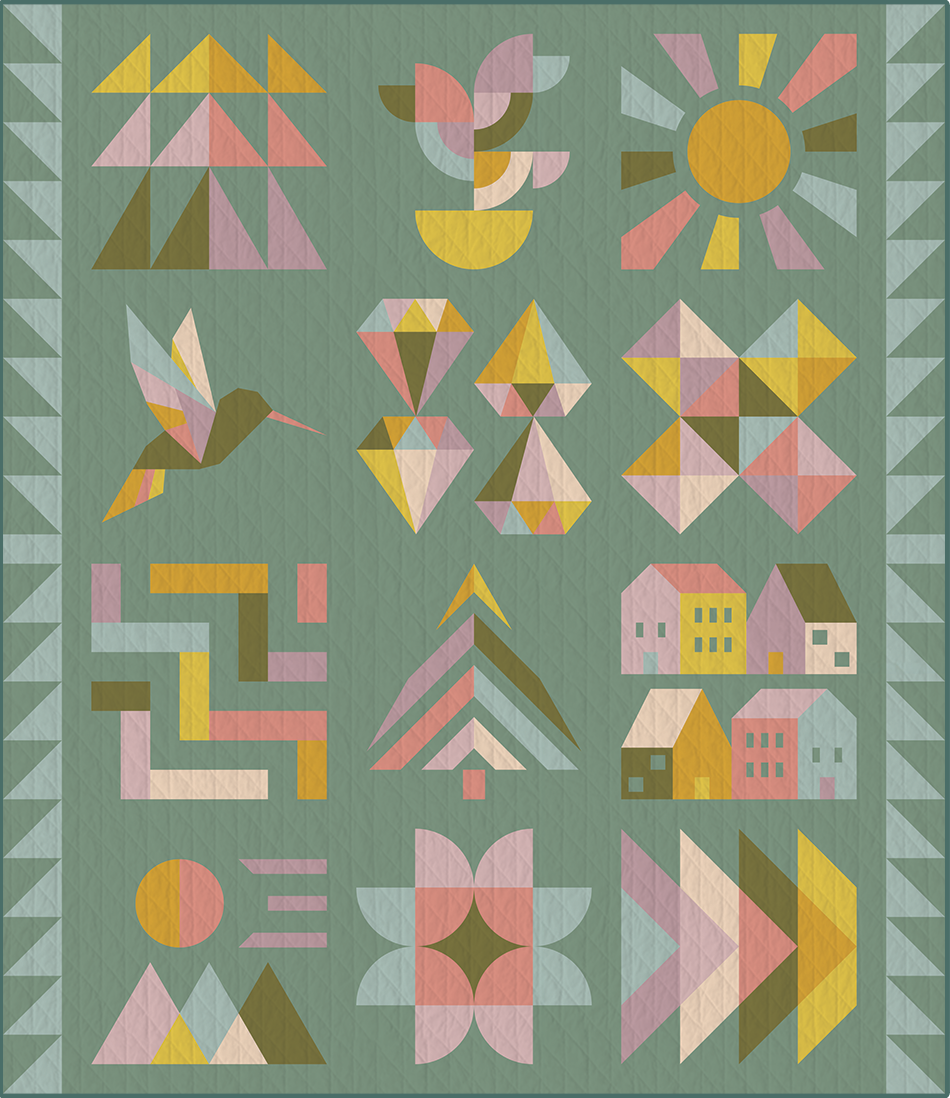 2027 Hand + Soul Block of the Month Mossy Grove Kit