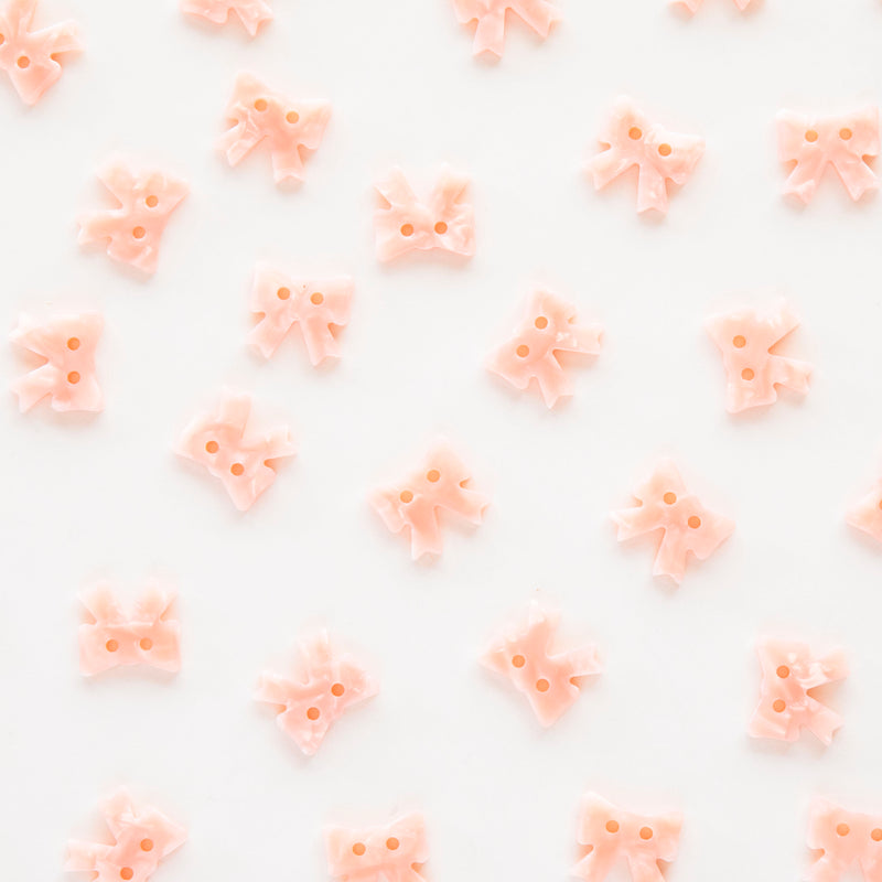 Pink Bow Small 5/8" Buttons by Sarah Hearts