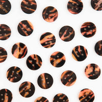 Tortoise Shell Large 1" Buttons by Sarah Hearts