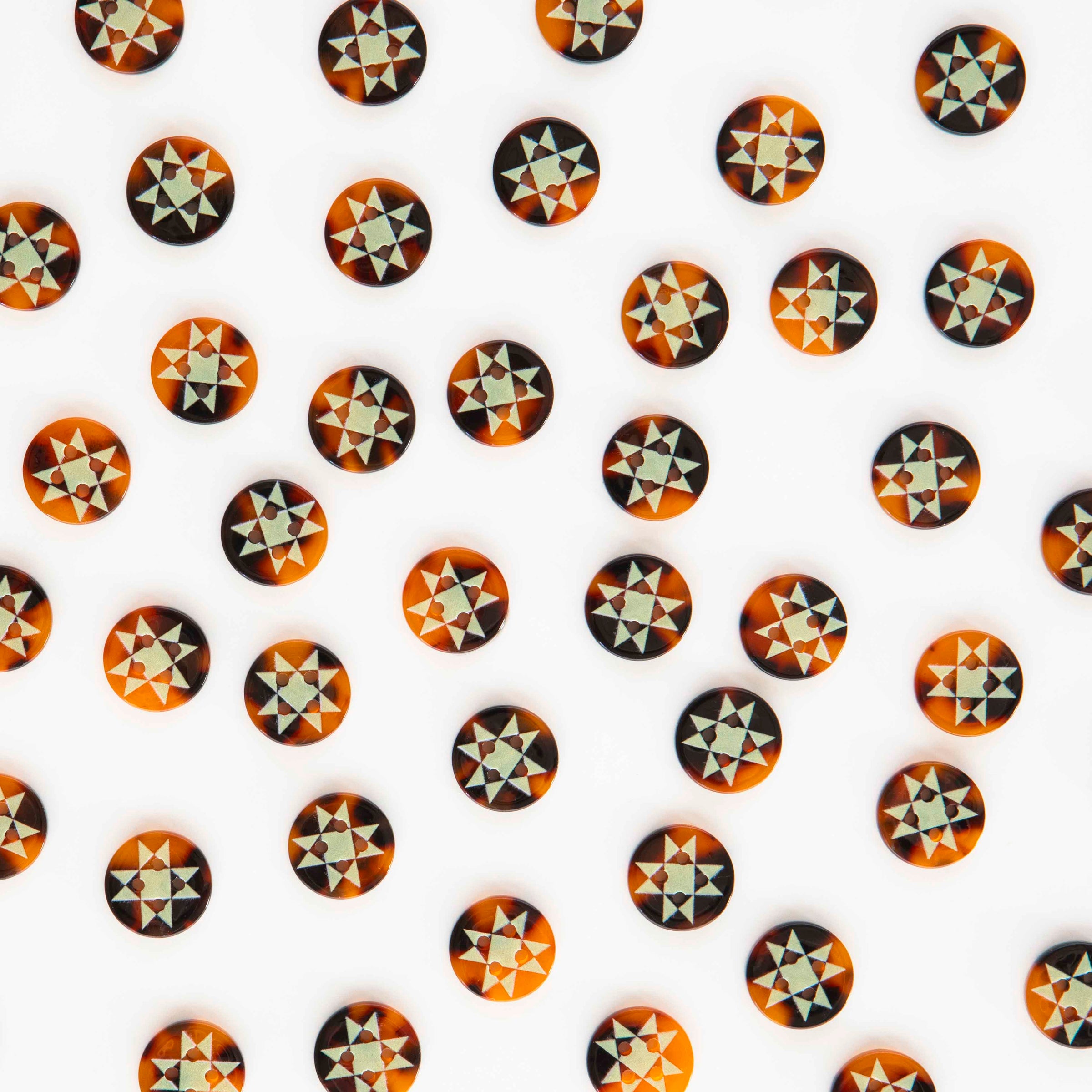 Quilt Star Small 5/8" Buttons by Sarah Hearts