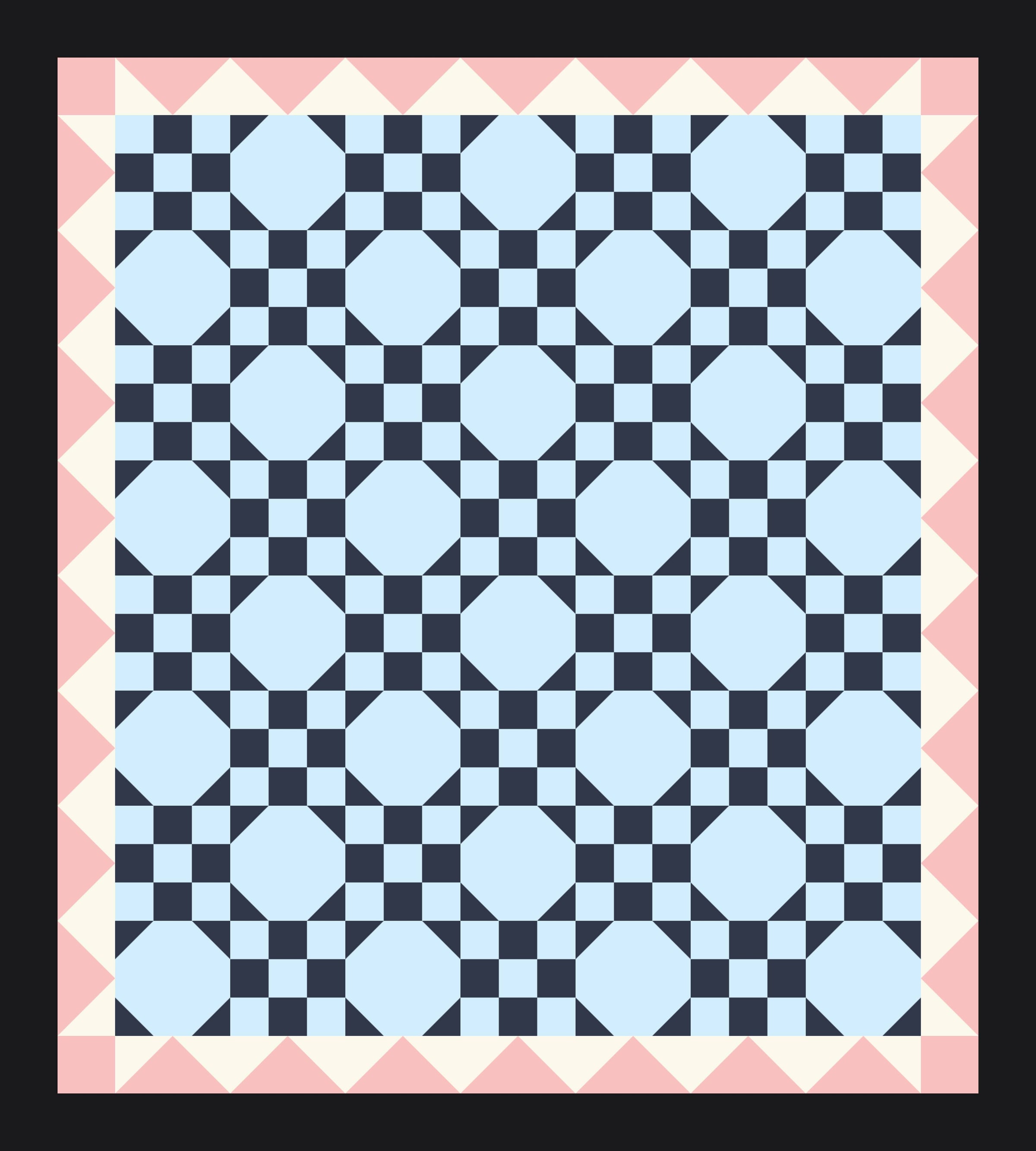 Barrett Midnight Meadow Quilt Kit // Then Came June