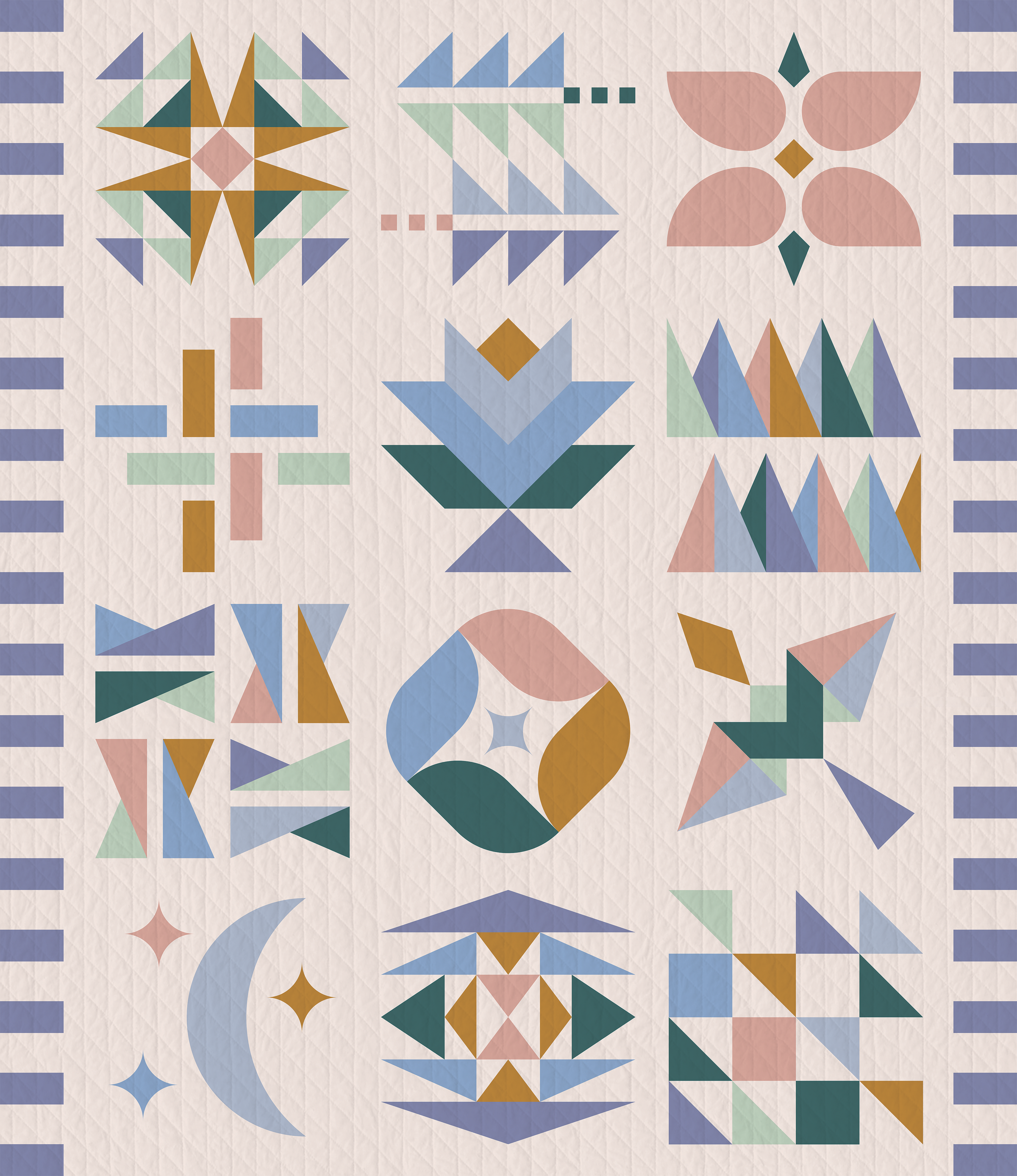 Hand + Soul 2026 Block of the Month English Garden Kit