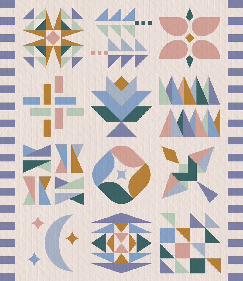 Hand + Soul 2026 Block of the Month English Garden Kit