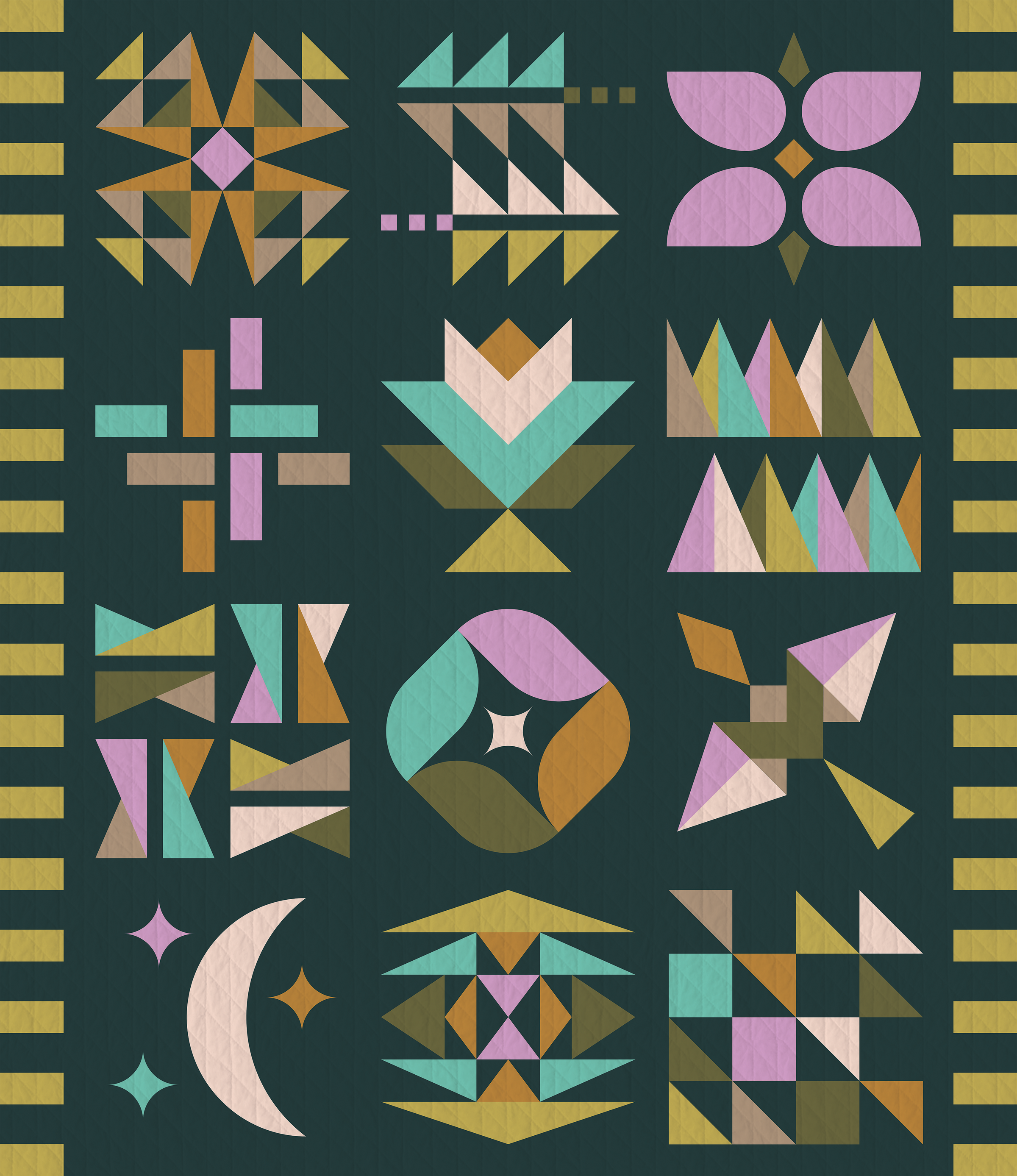 Hand + Soul 2026 Block of the Month Hidden Pond Kit