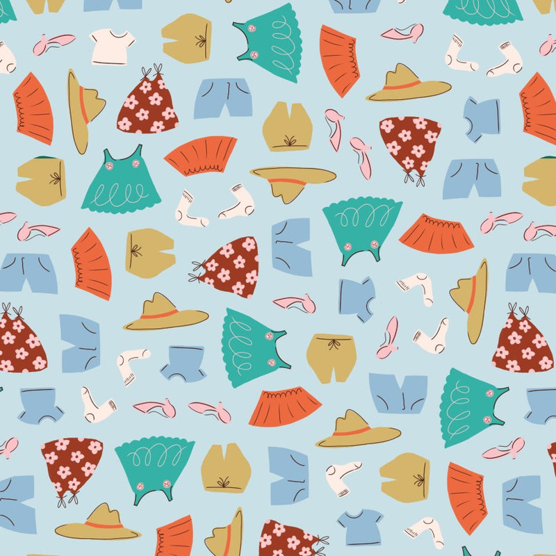 PRE-ORDER House Mouse // Dressing Up - Blue // Louise Cunningham