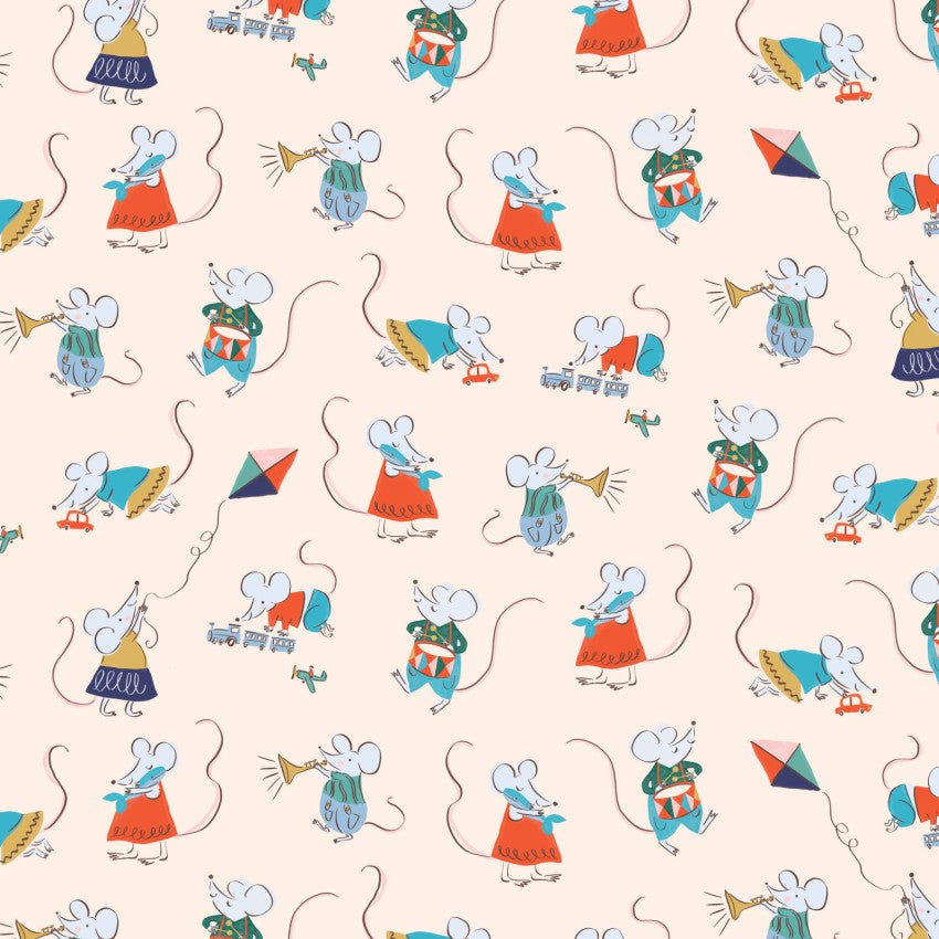 PRE-ORDER House Mouse // Playtime - Cream // Louise Cunningham