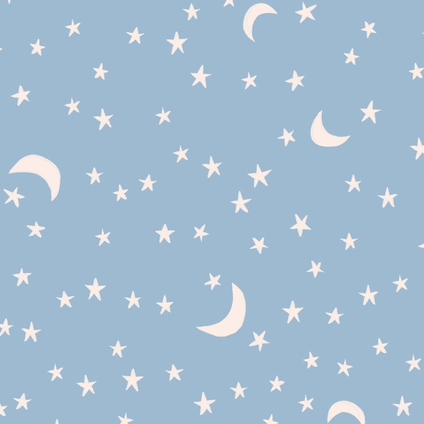 PRE-ORDER House Mouse // Moonlit Night - Blue // Louise Cunningham