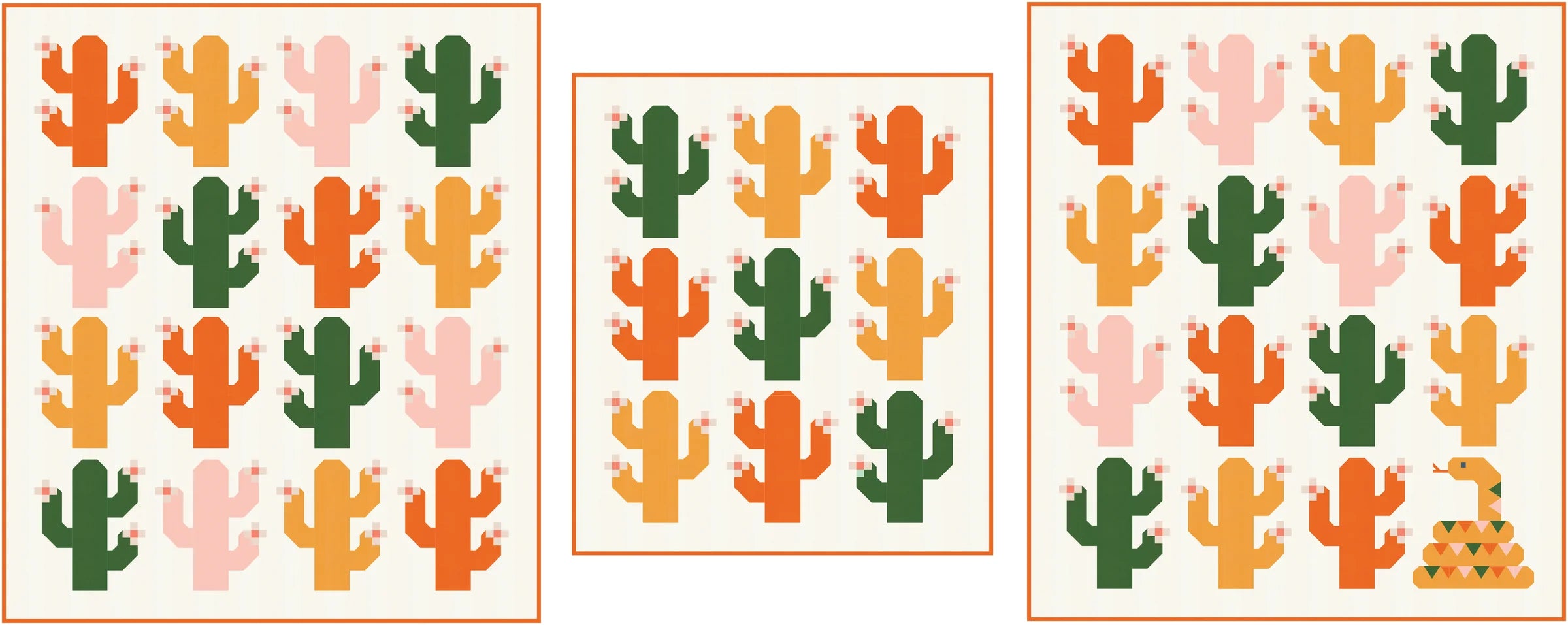 Oh My Cacti Quilt Pattern // Pen + Paper Patterns