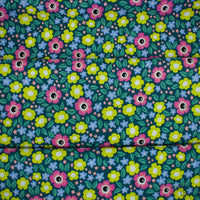 Ghostly Garden // Floral Fright - Teal // KP Creates
