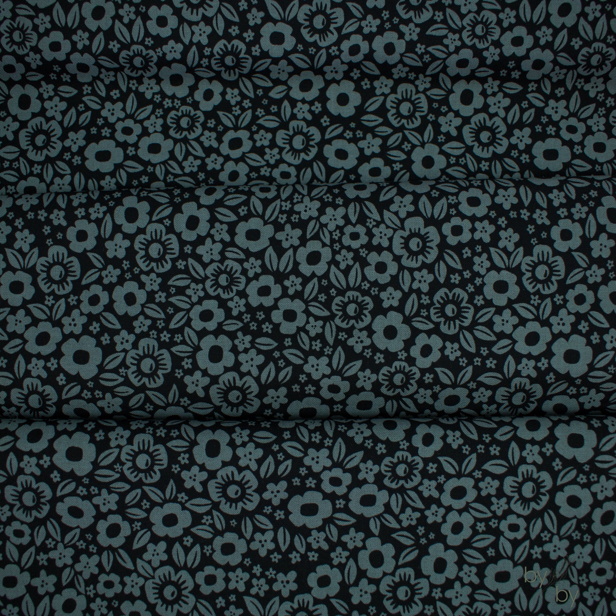 Ghostly Garden // Floral Fright - Black // KP Creates