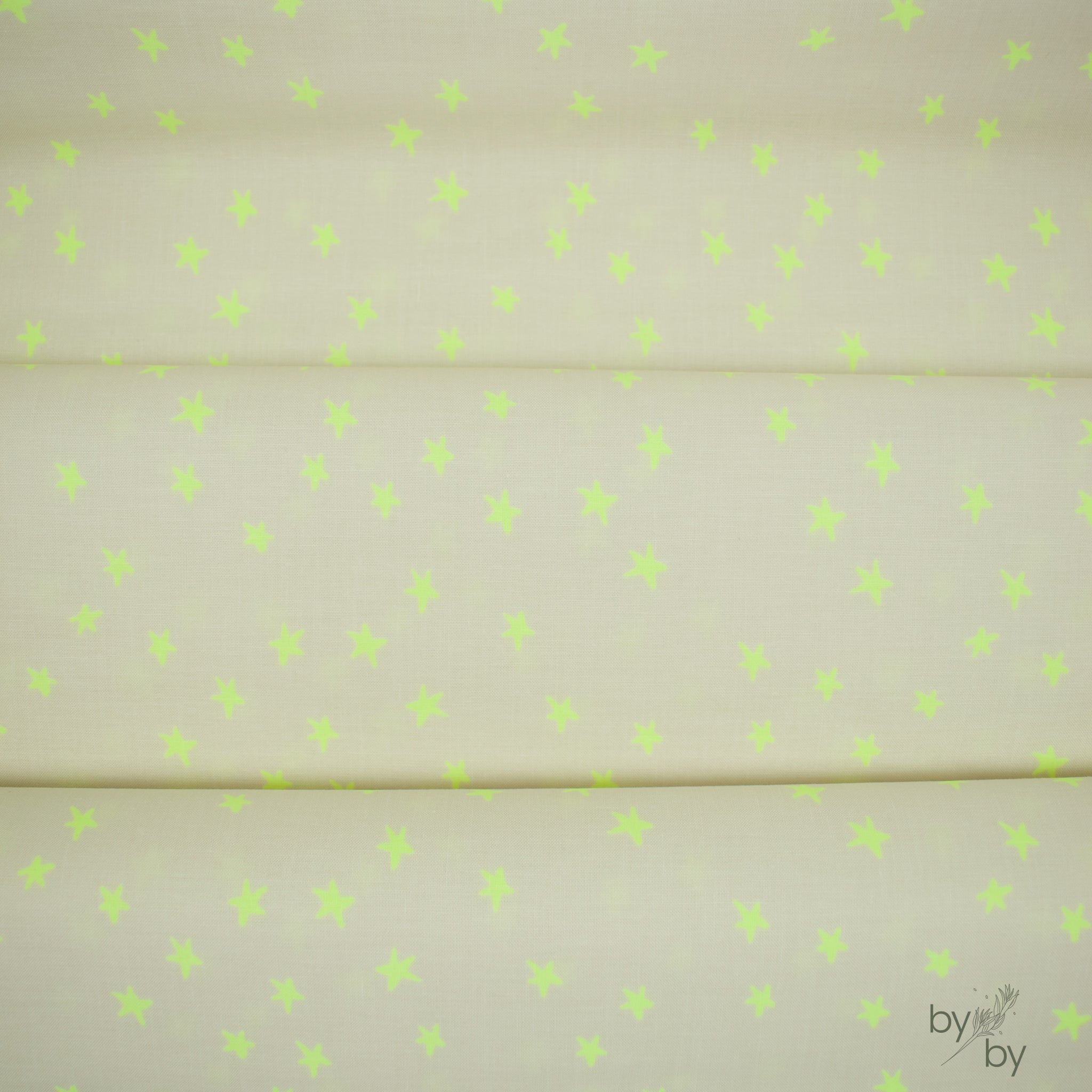 .25 YARD Freaky Familiars // Starry - Neon Yellow // Ruby Star Society