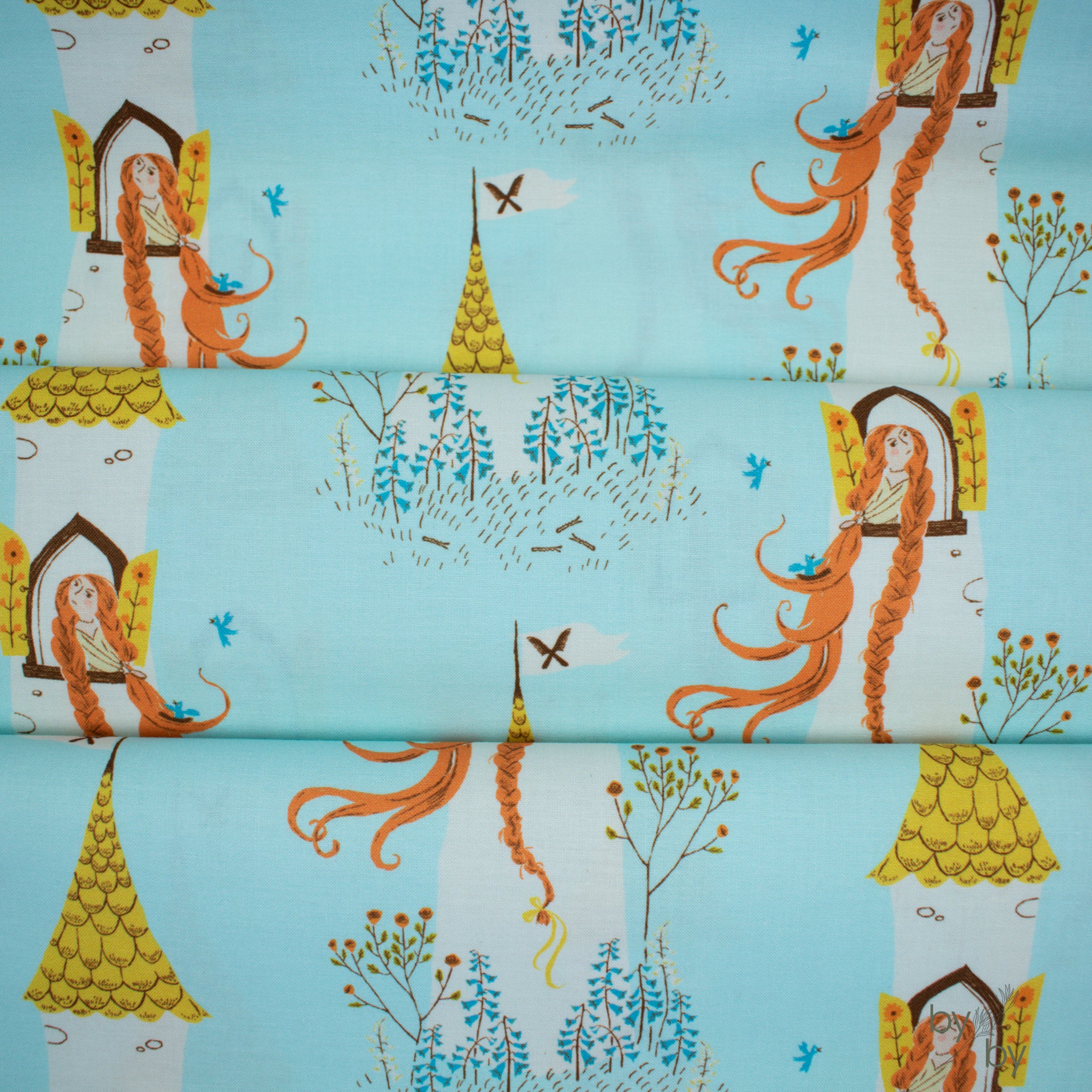 Heather Ross Favorites // Rapunzel - Aqua // Heather Ross