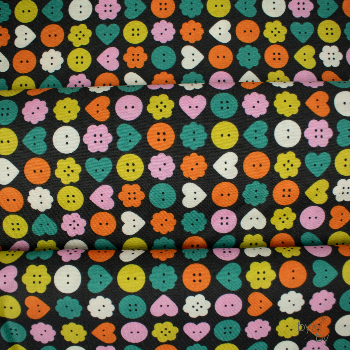 Bits & Bobs // Buttons - Black // Sarah Hearts