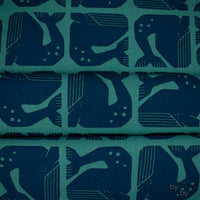 By the Seaside II // Grumpy Whale - Navy // Loes van Oosten