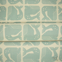 By the Seaside II // Grumpy Whale - Sky Blue Unbleached // Loes van Oosten
