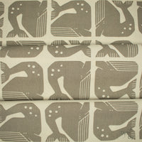 By the Seaside II // Grumpy Whale - Gray Unbleached // Loes van Oosten