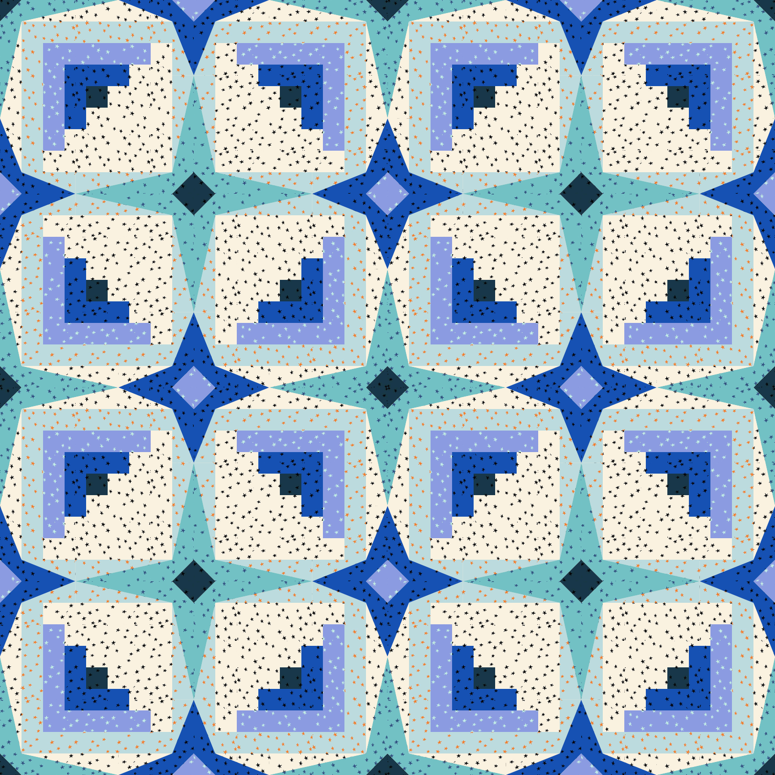 Sky Cabin // Elsa's Castle - Day Quilt Kit // Toad + Sew
