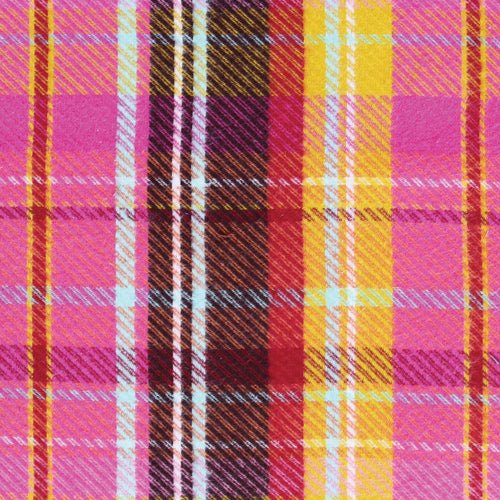Highlands Flannel //  Meadow Plaid Flowerbed (Twill) // AGF Studio