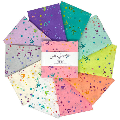 Fairy Dust 5" x 5" Squares // Tula's True Colors